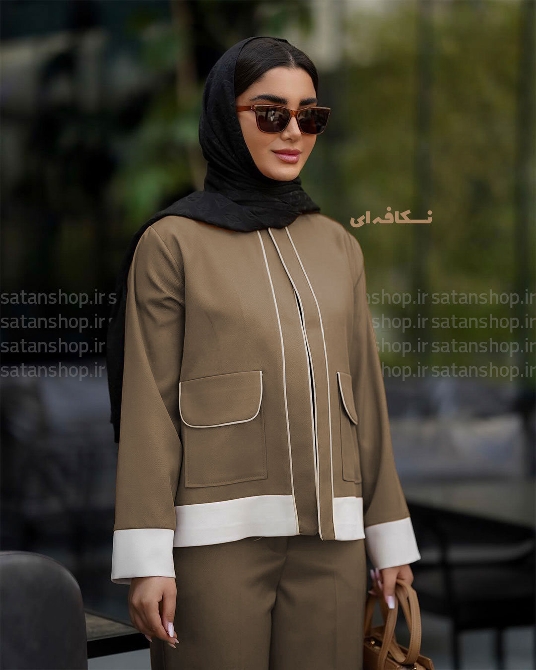 کت و شلوار درین نسکافه ای